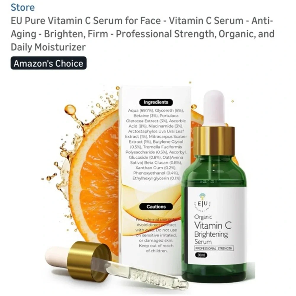 Excellence Unique Vitamin C Serum - Organic Professional Strength for Radiant... - Picture 3 of 3